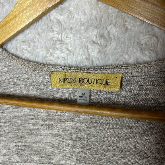 Nipon Boutique Women’s Medium Open Front Thin Cardigan Flowy Jacket‎ - Picture 2 of 6